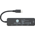 Loop RCS -kierrätetystä muovista valmistettu multimediasovitin USB 2.0"3.0 HDMI -liitännällä, musta lisäkuva 4